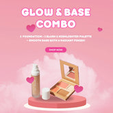 Get one highlighter Pallet & Glow Foundation