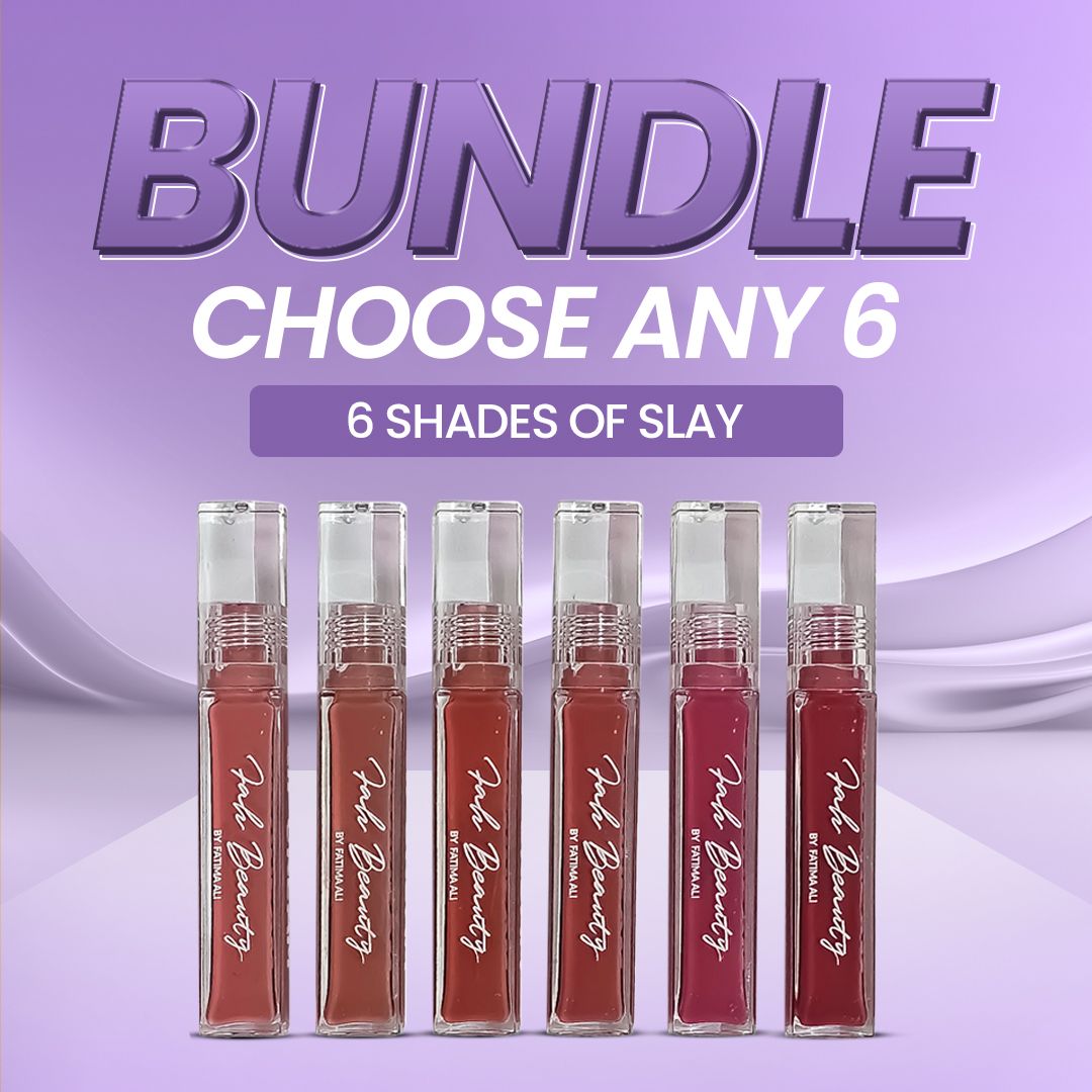 Pack of 6 lip Cremes ( Why choose when you have the whole collection )