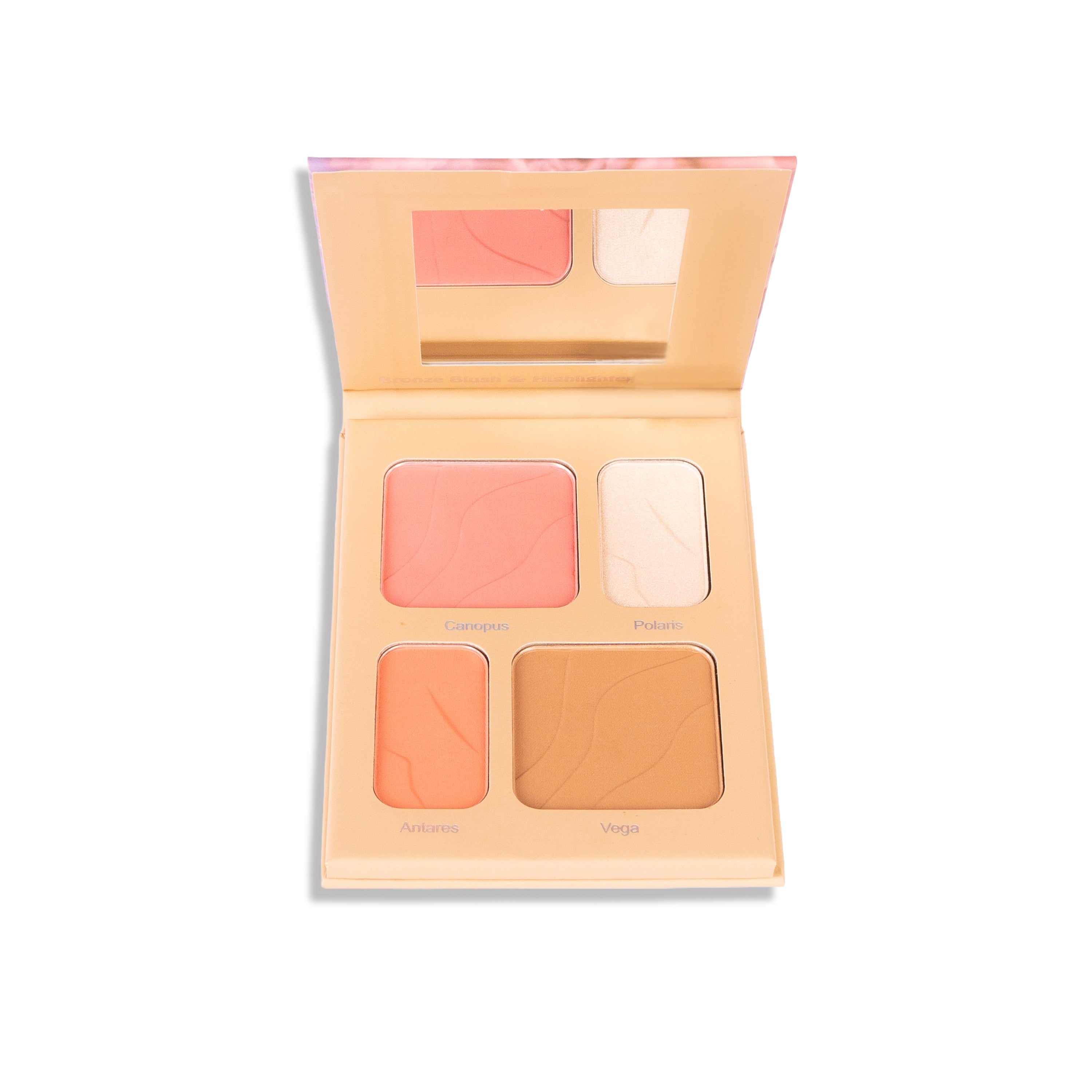 Highlighter, Bronzer & Blush  Pallete 3 in 1