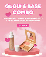 Get one highlighter Pallet & Glow Foundation