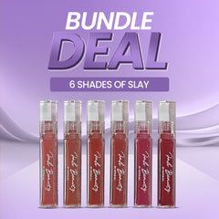 Pack of 6 lip Cremes ( Why choose when you have the whole collection )